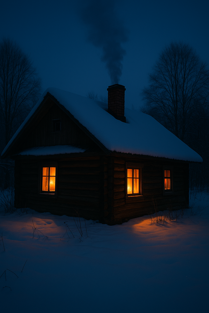 «Автор решился провести неделю зимой на даче без отопления.
Холод, одиночество, треск дров и осознание, что тишина — не враг, а возвращение к себе.»