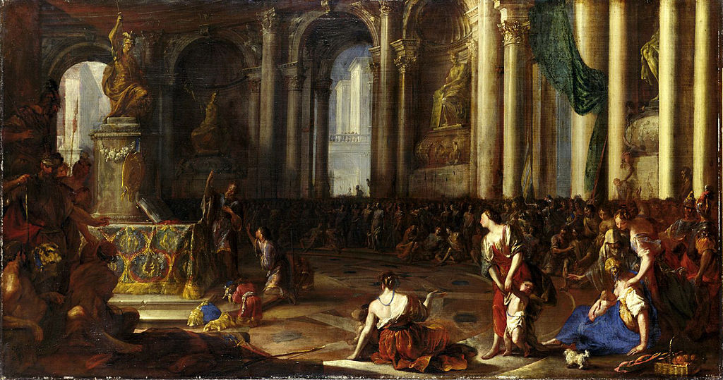 Иоганн Генрих Шенфельд, «Ганнибал даёт клятву сражаться с римлянами до победы или погибнуть» (1662)