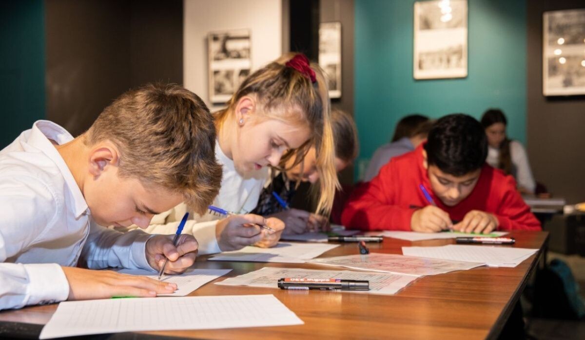     Занятия на площадке «Школьный музей Победы» Источник: victorymuseum.ru Автор фото: Пресс-служба Музея Победы