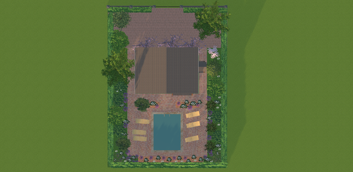 Эскиз к проекту сада на 3 сотки