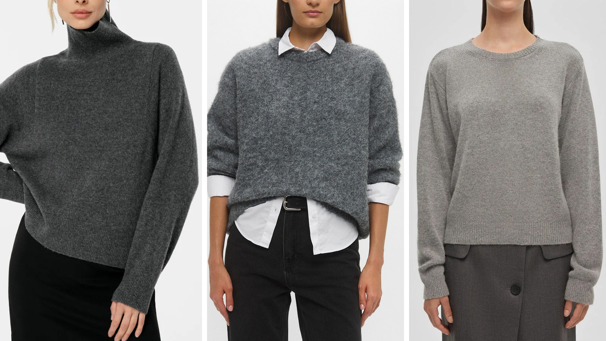 Свитер SR Cashmere Story Sample Room, Джемпер Befree, Джемпер Aim Clo

