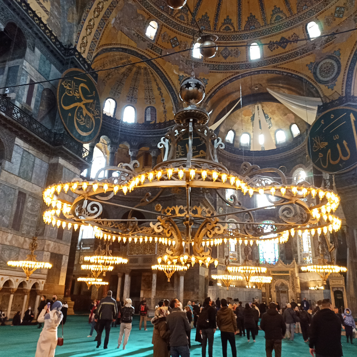 мечеть Ай-Сафия в Стамбуле, февраль 2022 года