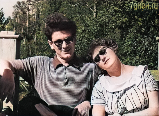 Белявский с первой женой Валей