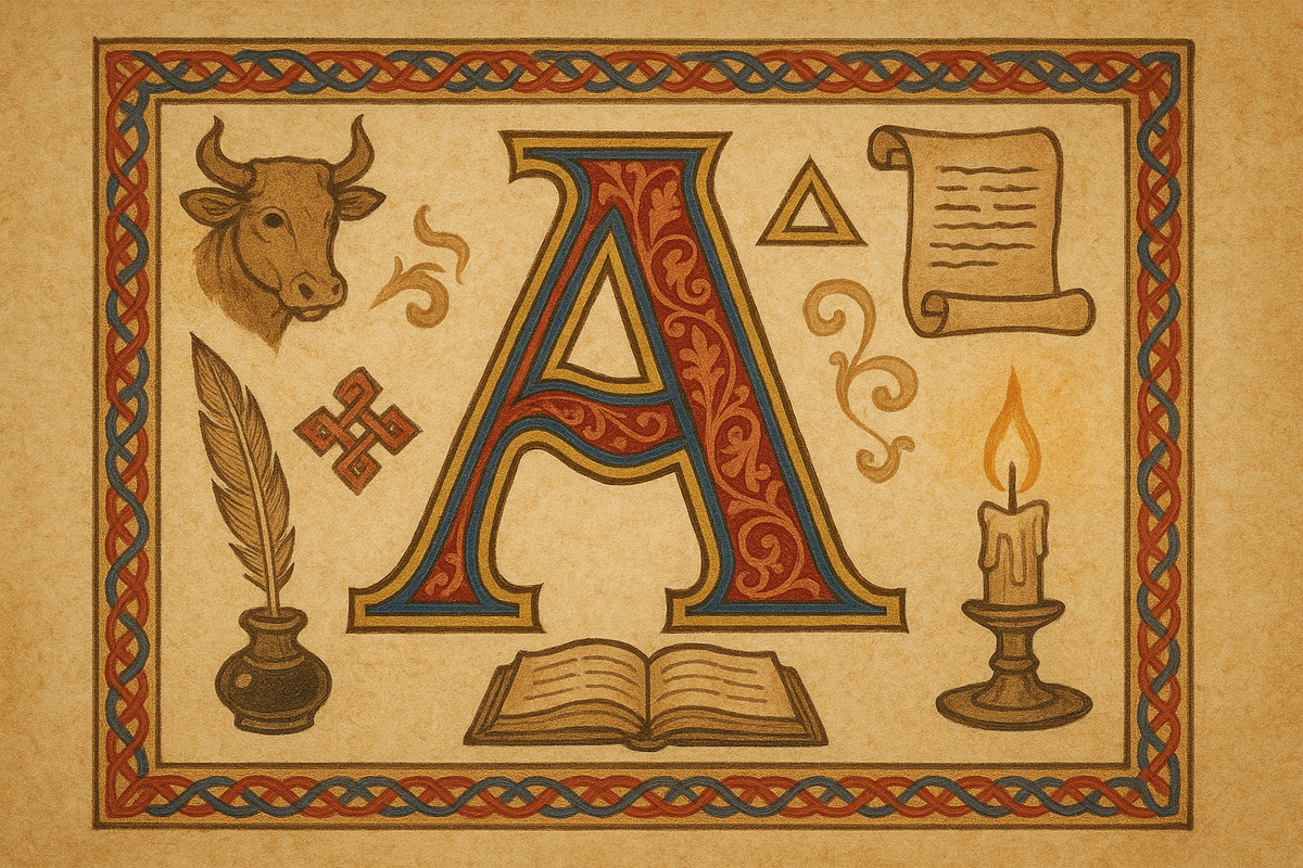 Как появилась буква А?