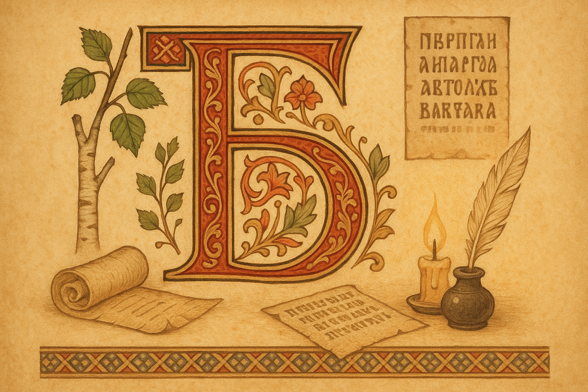 Как появилась буква Б?