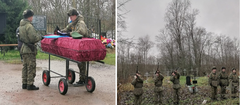    Погибшего на СВО жителя поселка Карелии проводили в последний путьОлонецкий район