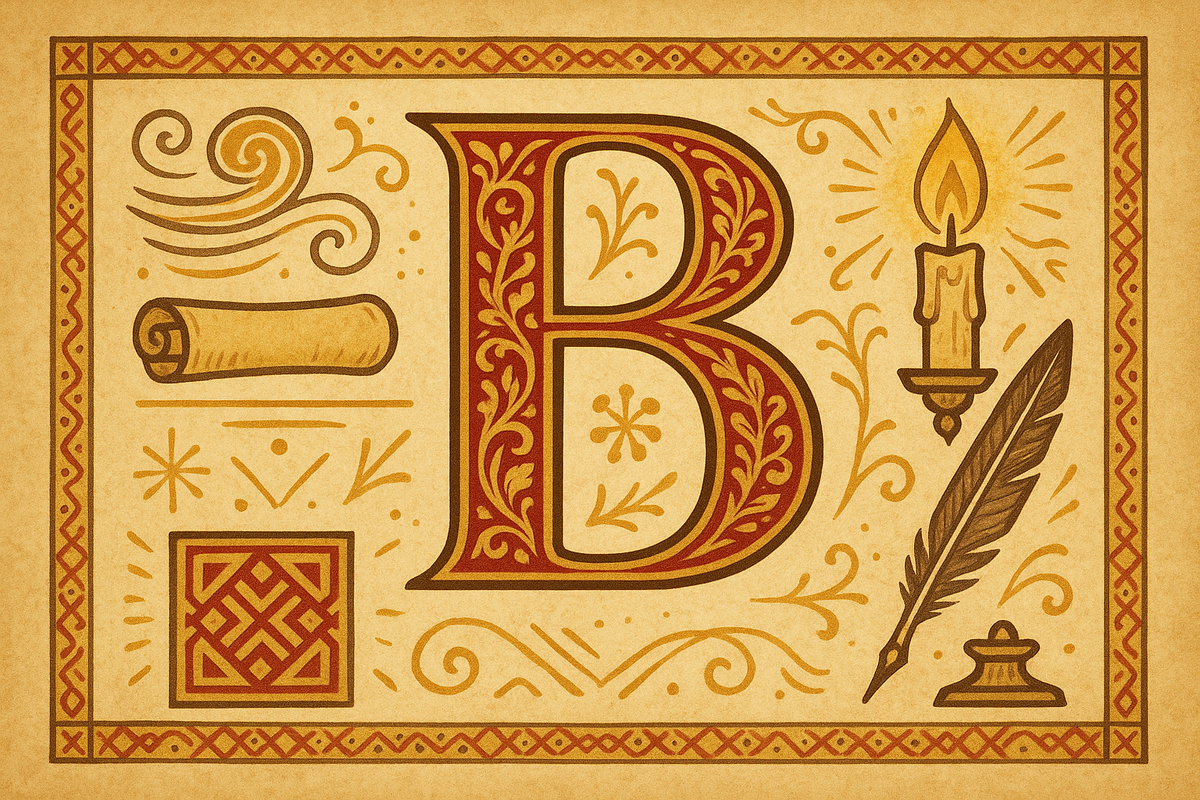 Как появилась буква В?