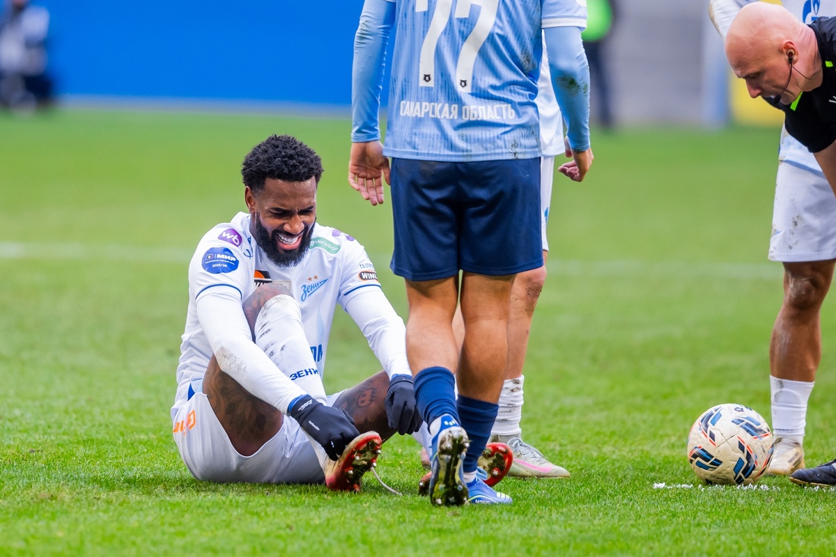     Жерсон в матче «Крыльев Советов» и «Зенита». Фото: ФК «Зенит»