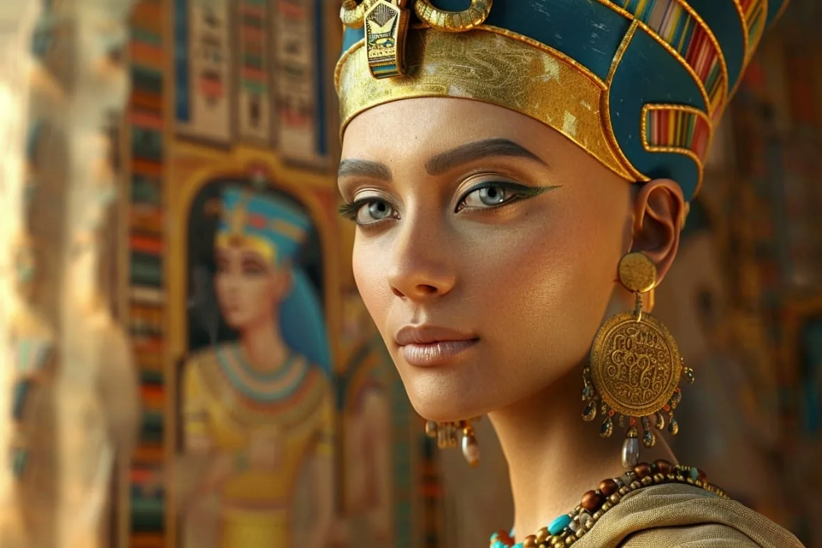 Образ Нефертити создан с помощью ИИ