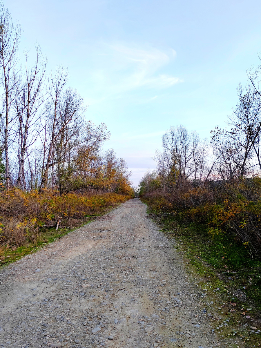 Дорога к Белореченскому водопаду, город Белореченск. Фото автора