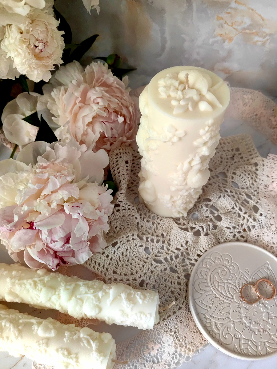 Набор свечей " Райские птицы" Mika candles art 