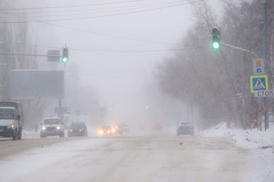    Погода в Барнауле, метель, зима. Источник: Виталий Барабаш