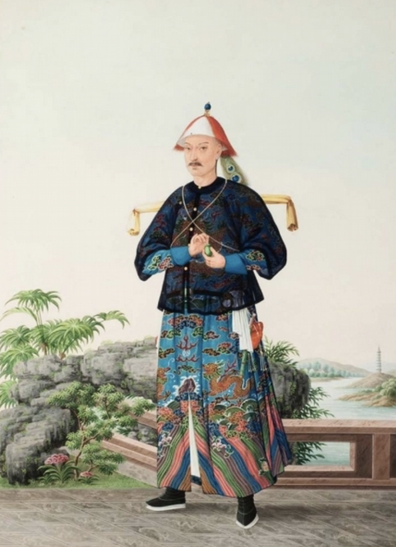 Портрет чиновника с флаконом для нюхательного табака, XVIII–XIX века. https://www.ddartwork.com