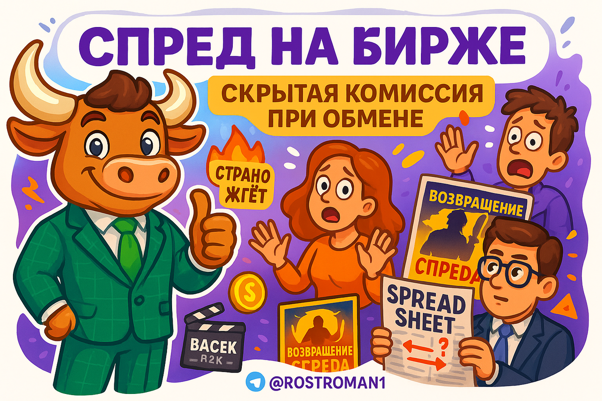    Спред на бирже: как скрытая комиссия незаметно сливает вашу прибыль РоСТ | Роман о Системном Трейдинге