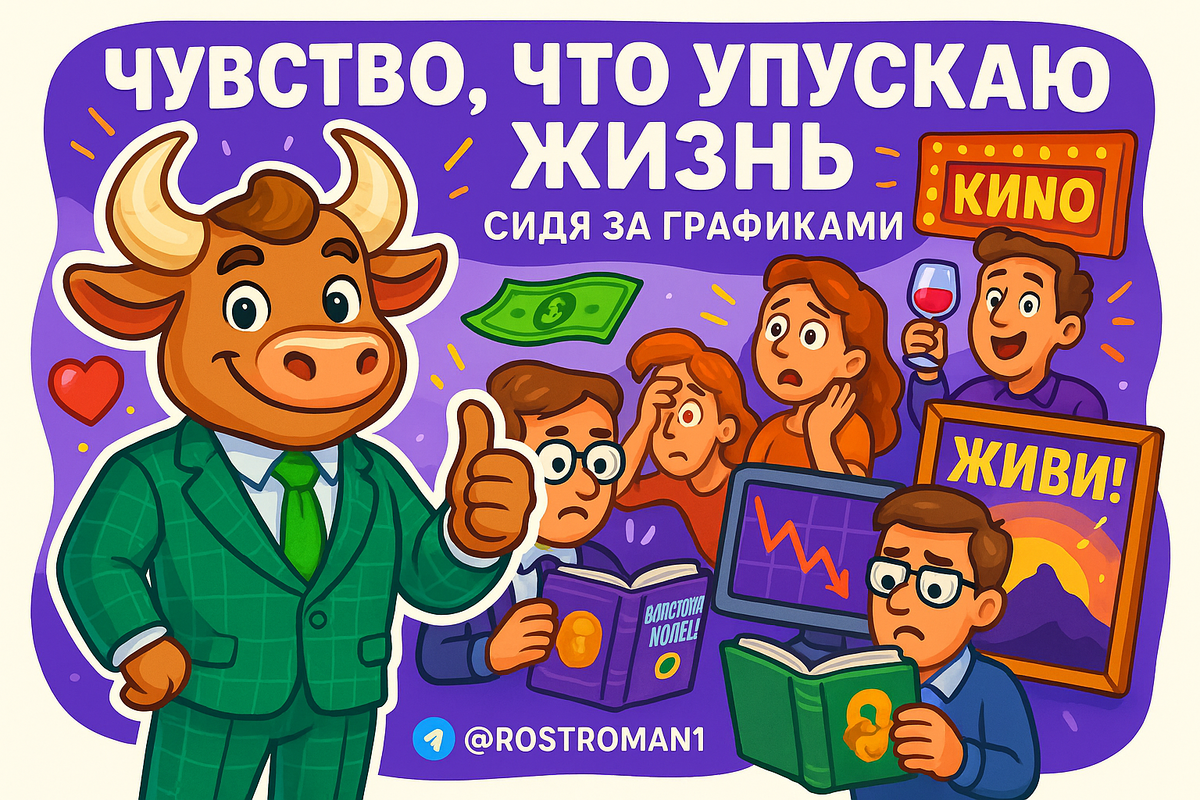    Чувство упущенной жизни у трейдера: почему вы теряете больше, чем деньги РоСТ | Роман о Системном Трейдинге