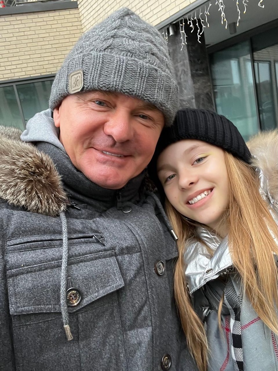    Владимир Сычев с дочерью АннойСоцсети Владимира Сычева