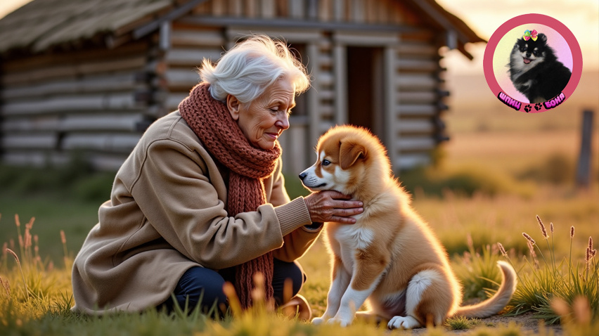 брошенный щенок