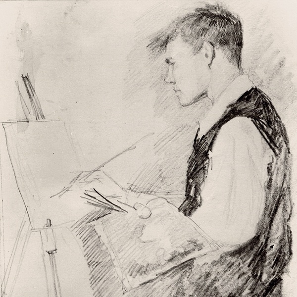 Лев Котляров. Л. Шитов. Симферополь. 1944/ Из книги Люциана Шитова «Лучи детства»