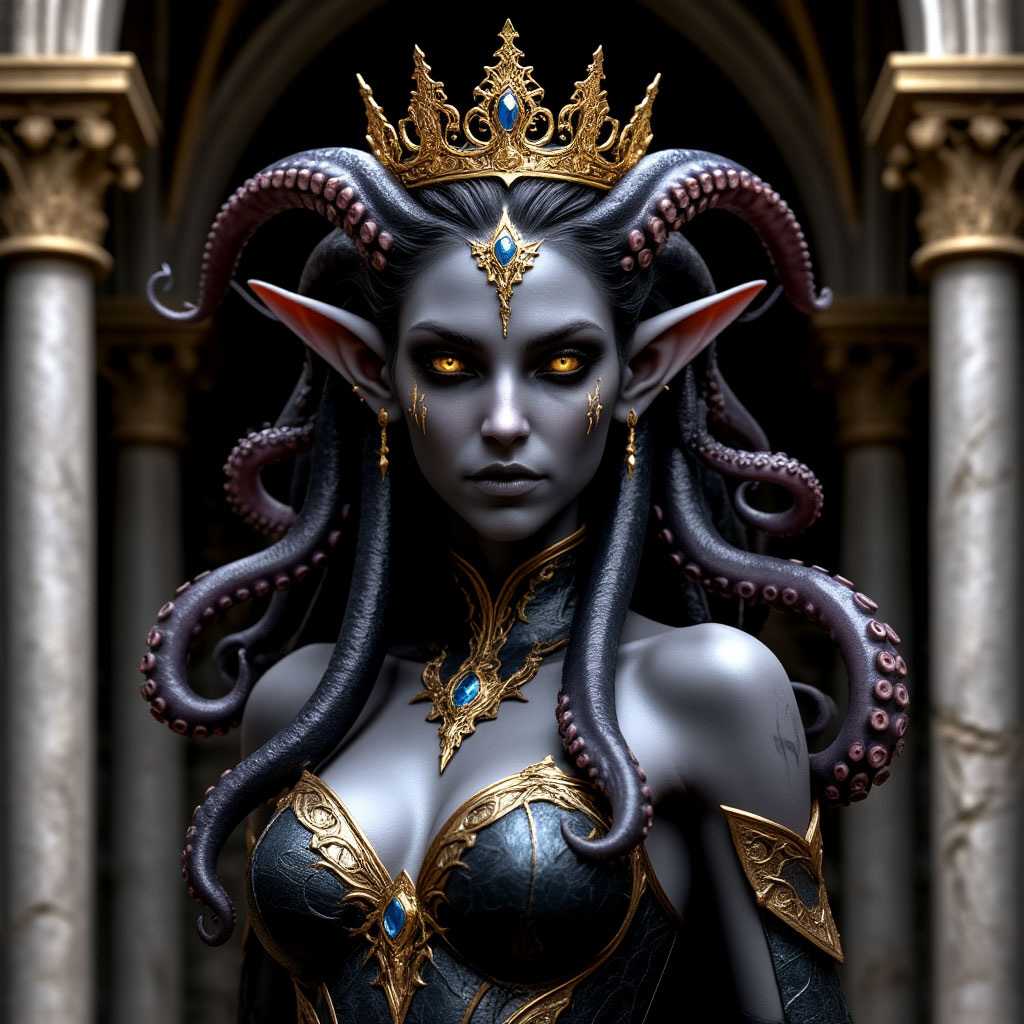 Уши есть, щупальца есть. Идеально!