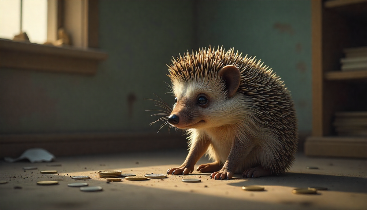 Ежик собирает свои кровные на процедуру банкроства