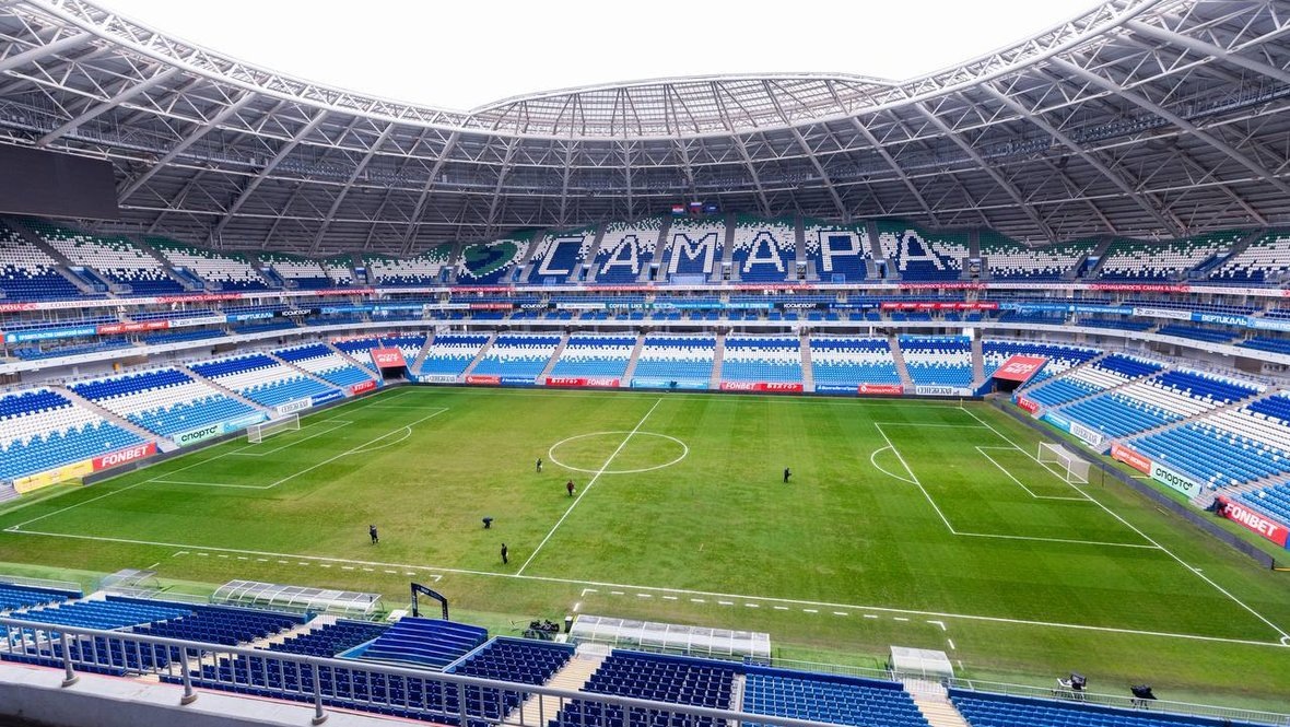    Стадион «Солидарность Арена» в Самаре перед матчем «Крылья Советов» — «Зенит».ФК «Зенит»