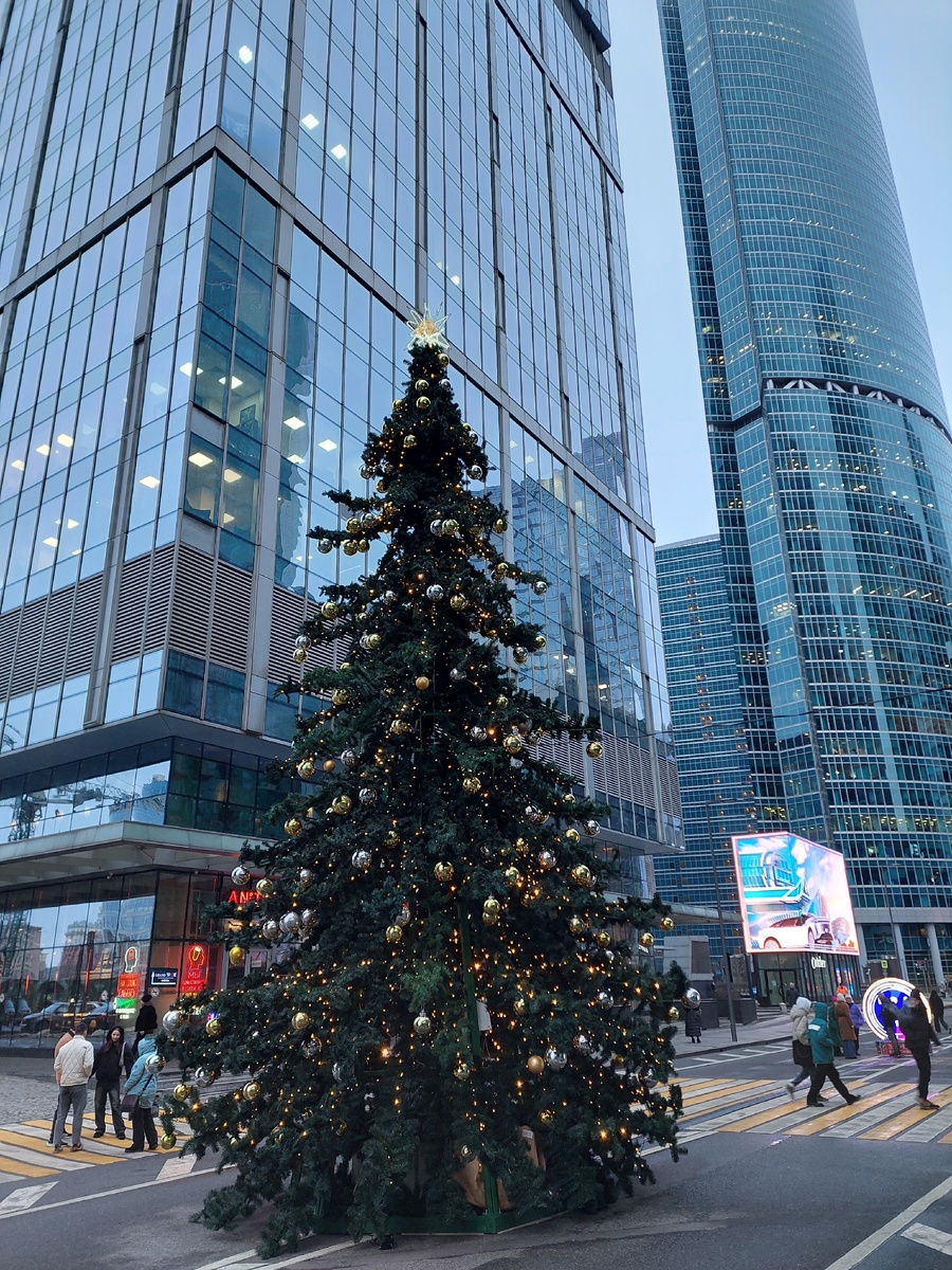 ... или современный деловой квартал Москва-Сити. Фото автора. →