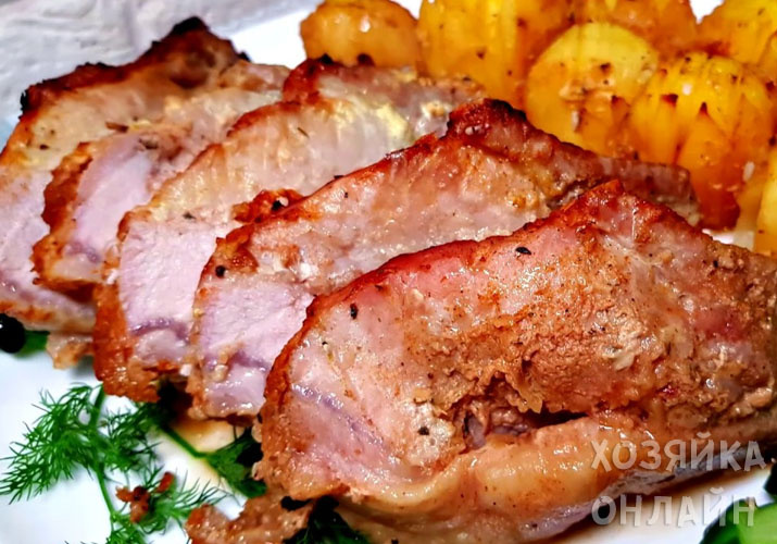 Свинина в духовке нежная и сочная