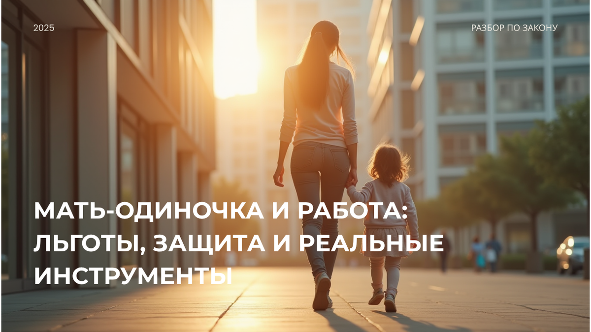 Что положено матерям-одиночкам: льготы, права, как отбить незаконный отказ работодателя.