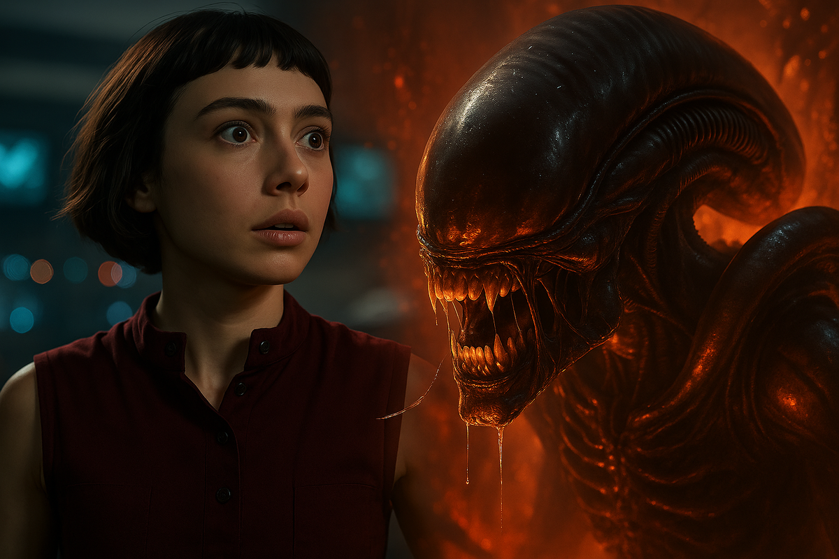 Вэнди и Чужой коллаж