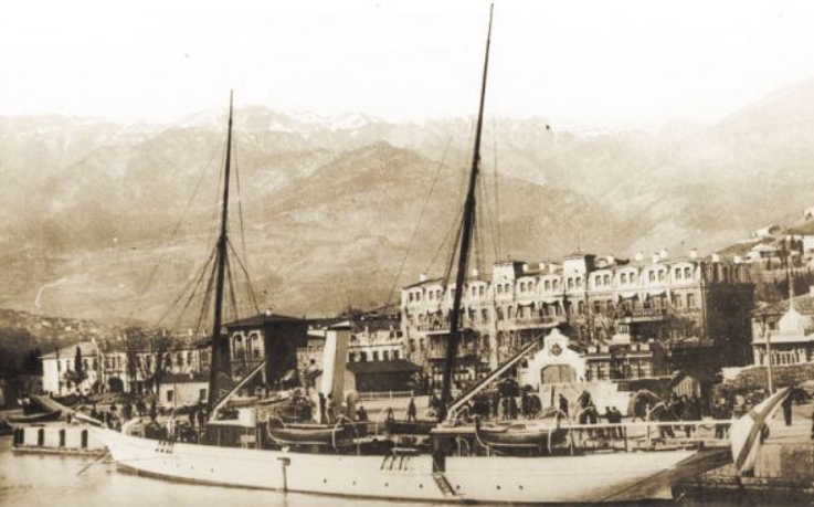 Русская паровая яхта "Колхида", 1912 год