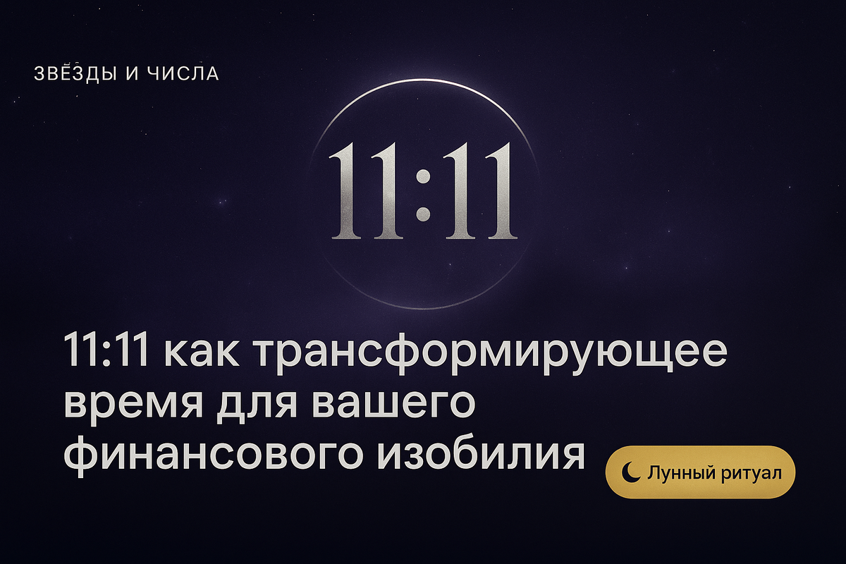    11.11 ангельский портал как трансформирующее время для вашего финансового изобилия Мария