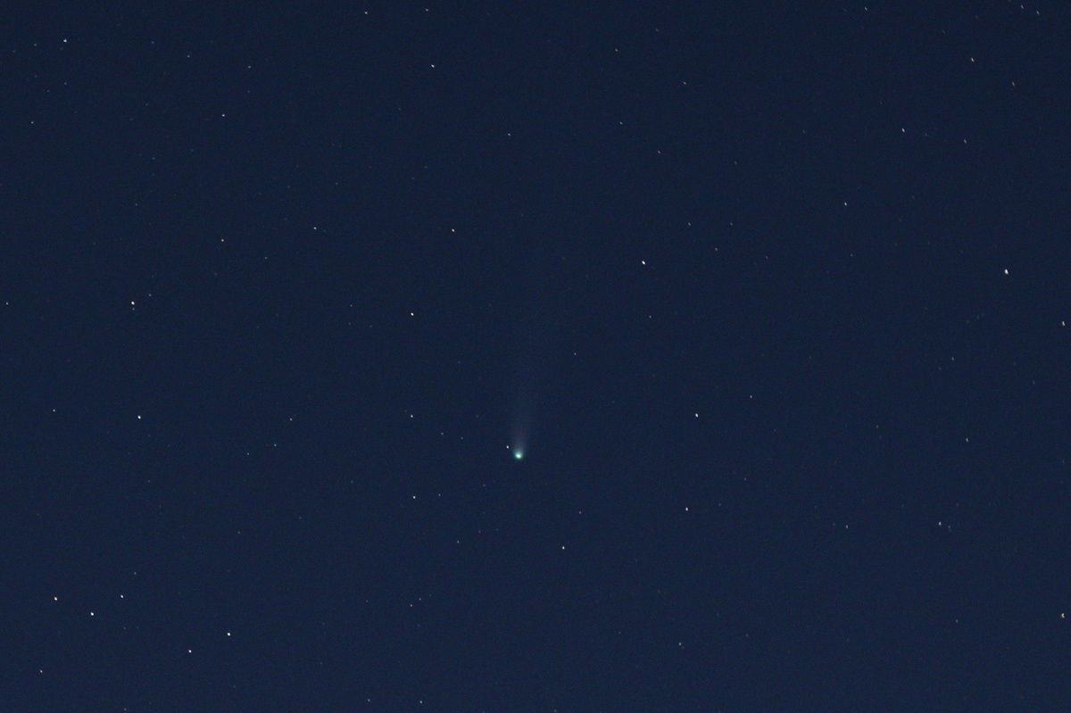 Комета C/2025 A6 (Lemmon) 25 октября 2025 года, фото автора
