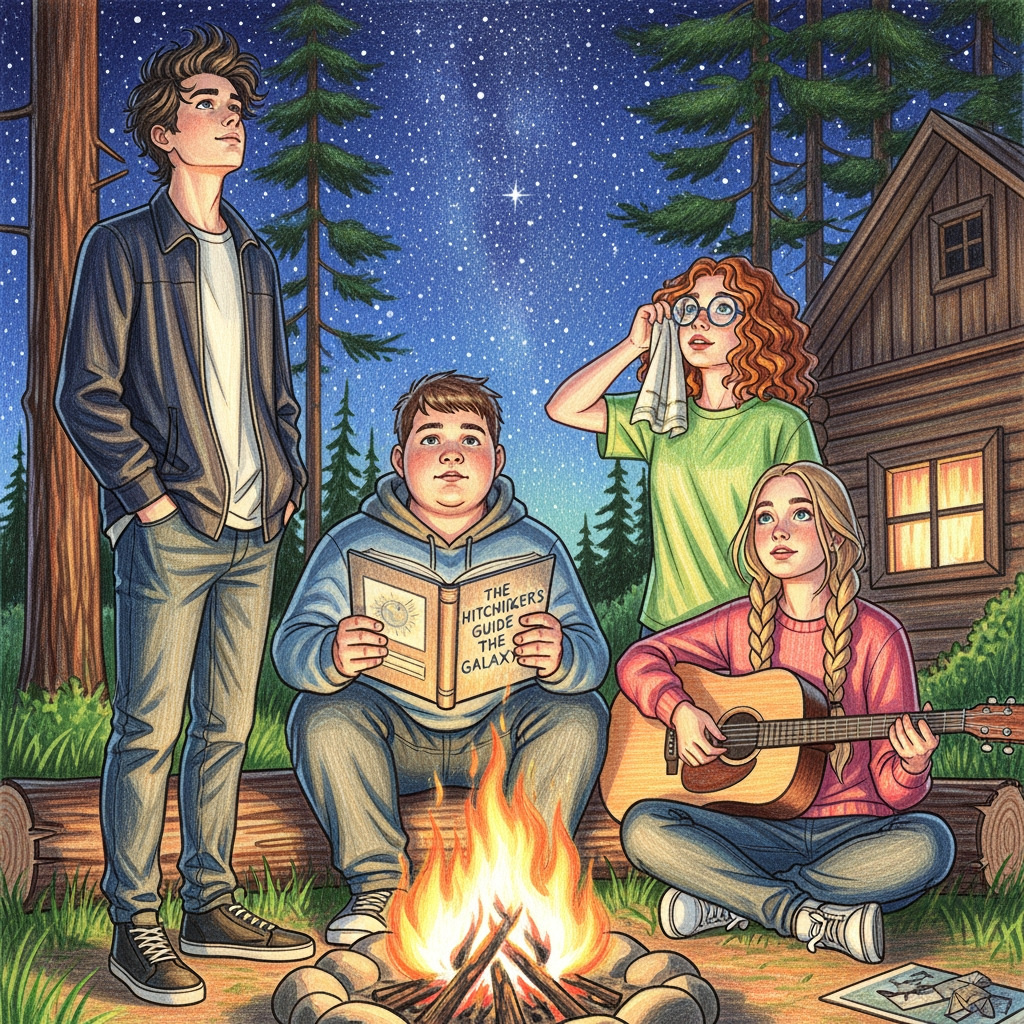 С неба лиловые падают звезды, даже желание придумать не просто