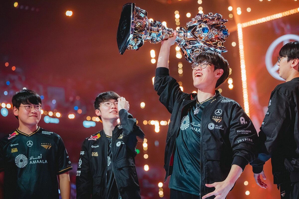 T1 завоевала титул чемпиона мира по League of Legends