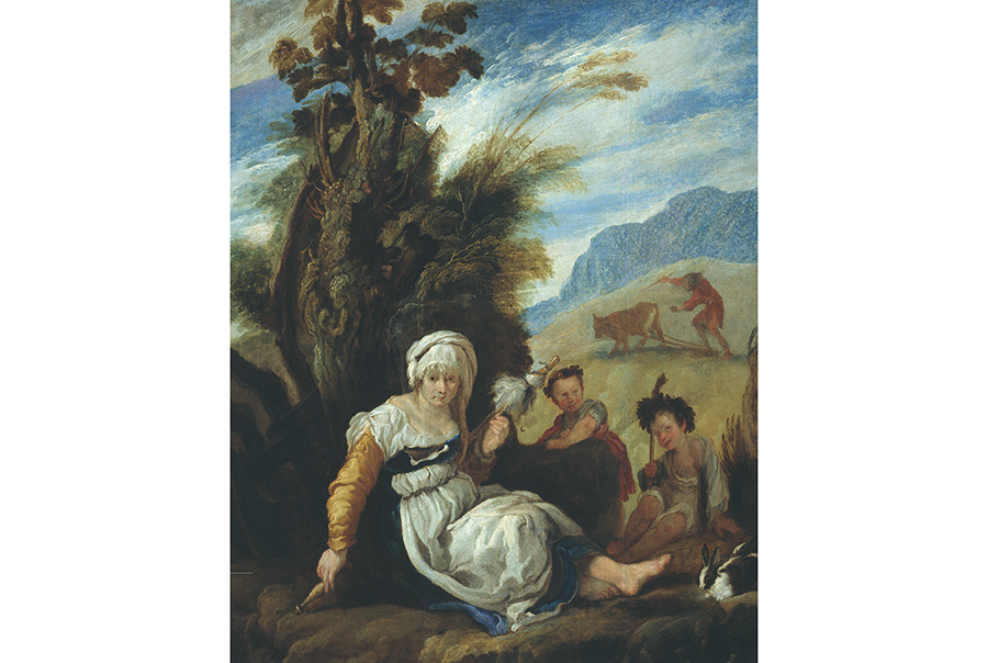 Доменико Фетти «Адам и Ева», начало XVII века. Италия. Холст, масло. Размеры: 82 x 69 см.Тульский музей изобразительных искусств. Фото картины взято из открытых источников.