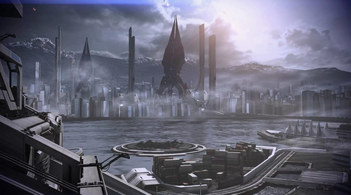 Атака Жнецов на Землю. Источник stopgame.ru