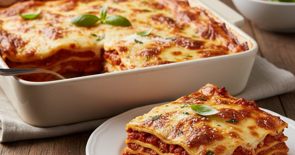 Классическая Лазанья с готовыми листами