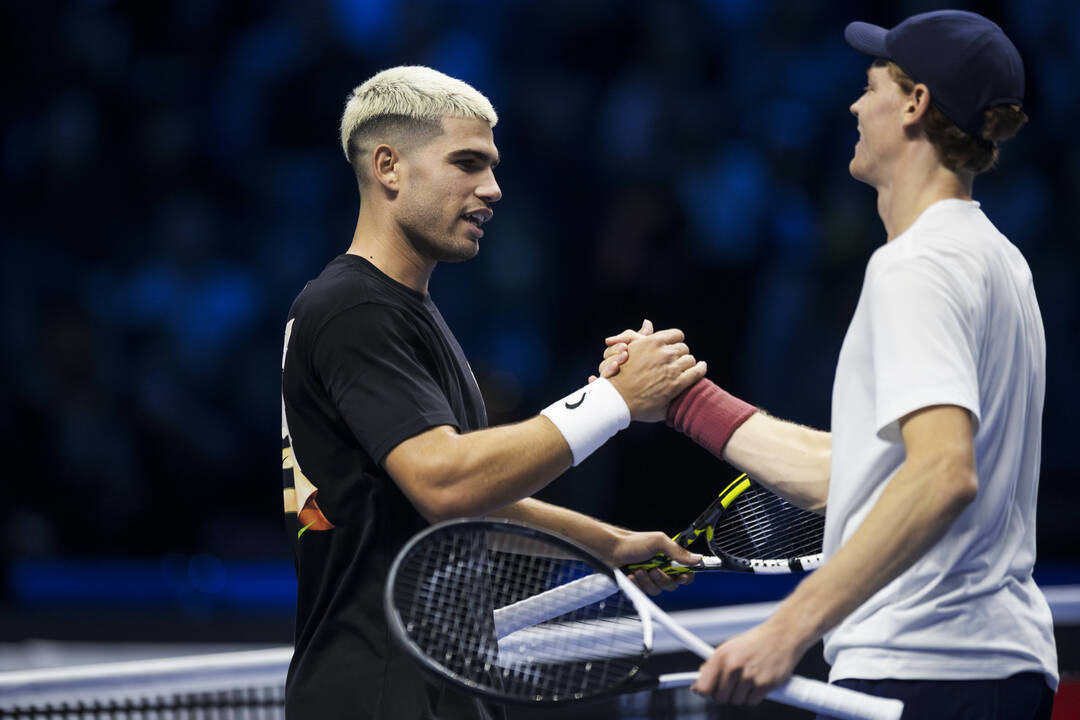    Карлос Алькарас и Янник Синнер. Global Look Press