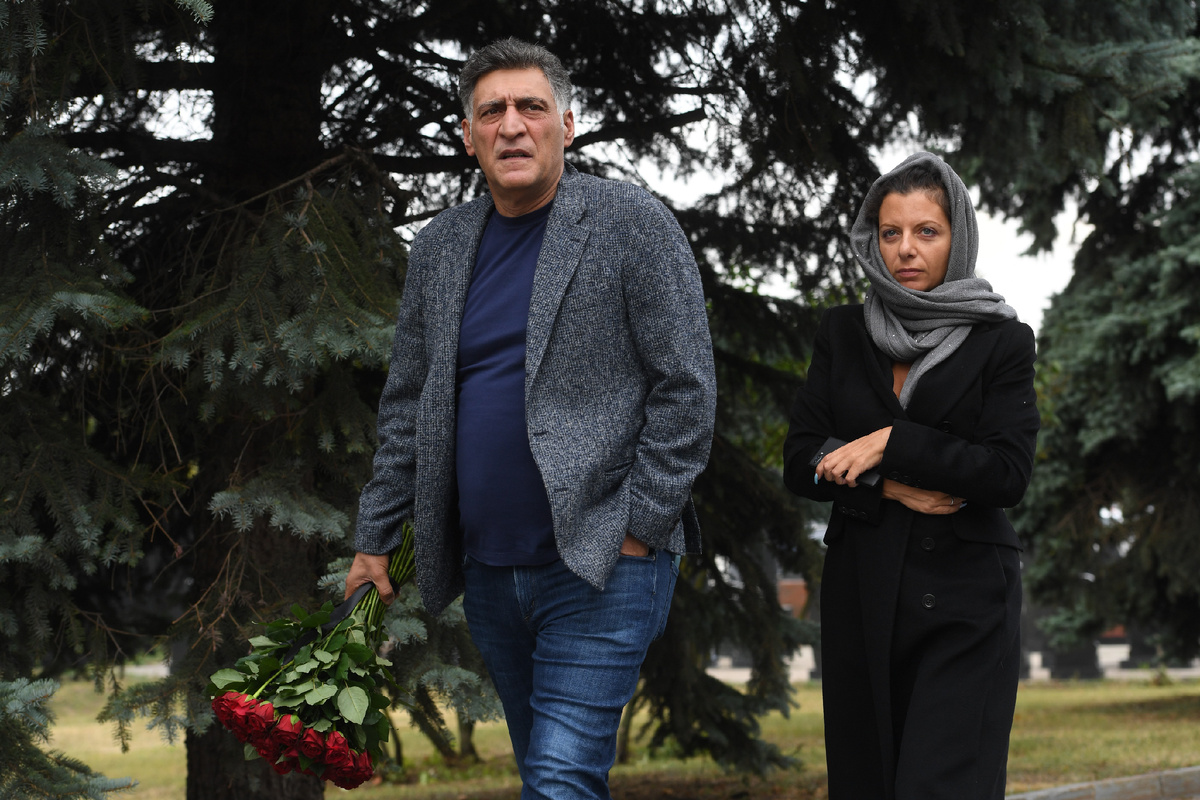 Маргарита Симоньян продолжает дело своего мужа, Тиграна Кеосаяна. Фото:Komsomolskaya Pravda\globallookpress.com