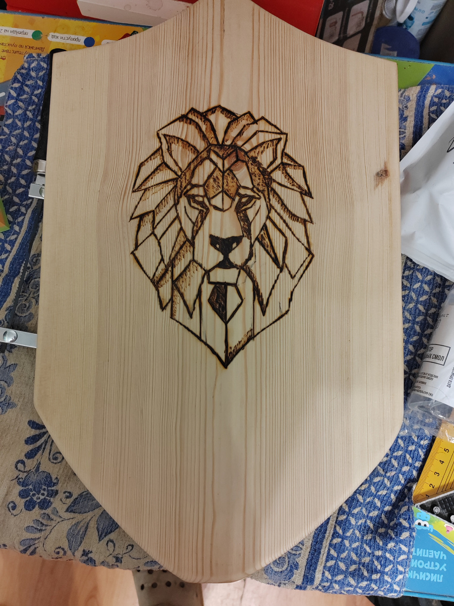 Не покрыто маслом, да и не доделано. 