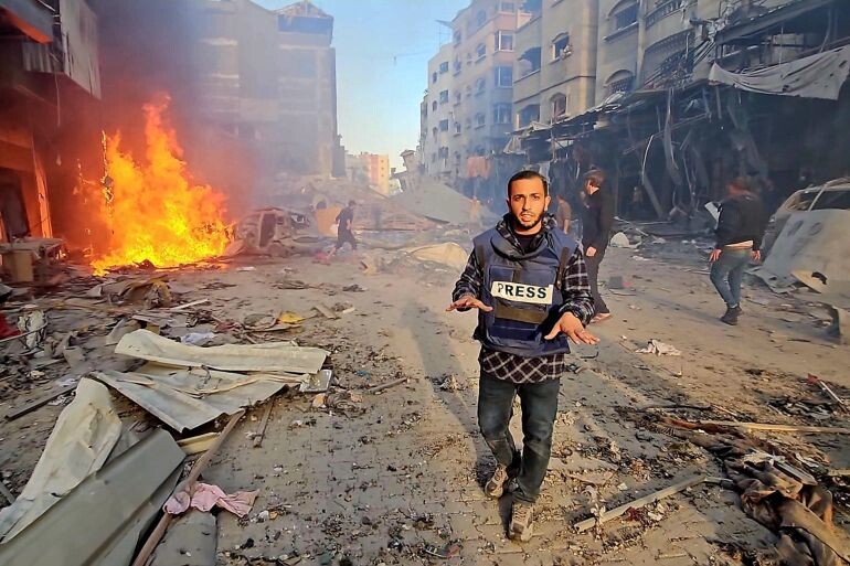 Корреспондент "Аль-Джазиры" Анас аш-Шариф - один из десятков палестинских журналистов, убитых Израилем в ходе войны в Газе ("Аль-Джазира")