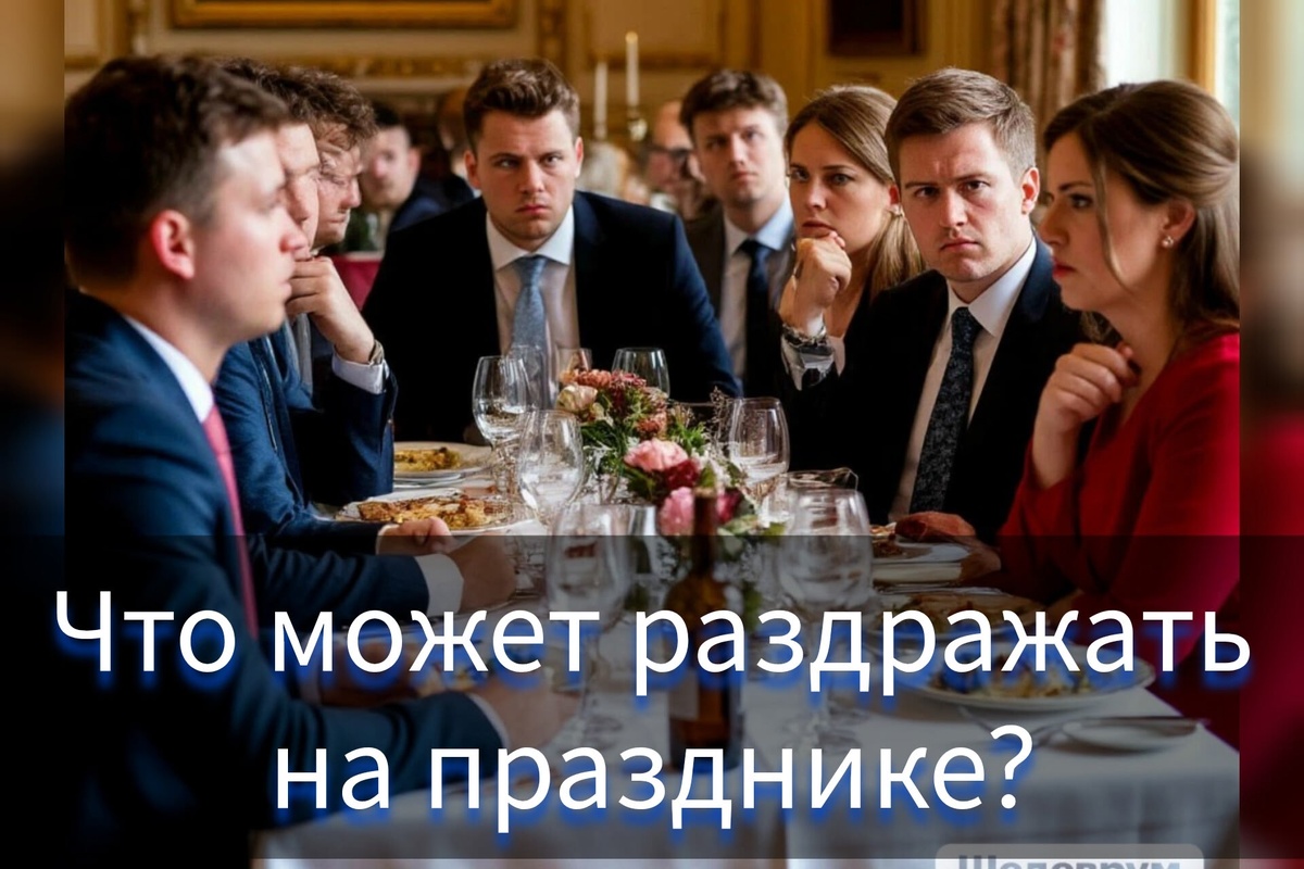 Что может раздражать на празднике?