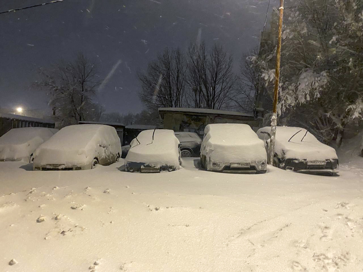 Во Владивостоке анонсировали мощный снегопад на выходных.  Фото: Фото: ФедералПресс / Анастасия Полетаева