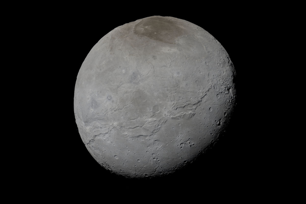 Изображение Харона в естественных цветах / © NASA/Johns Hopkins University Applied Physics Laboratory/Southwest Research Institute/Alex Parker