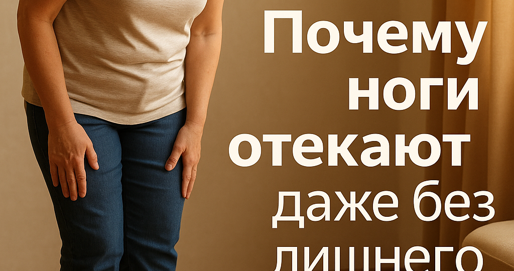 Почему ноги отекают даже без лишнего веса?