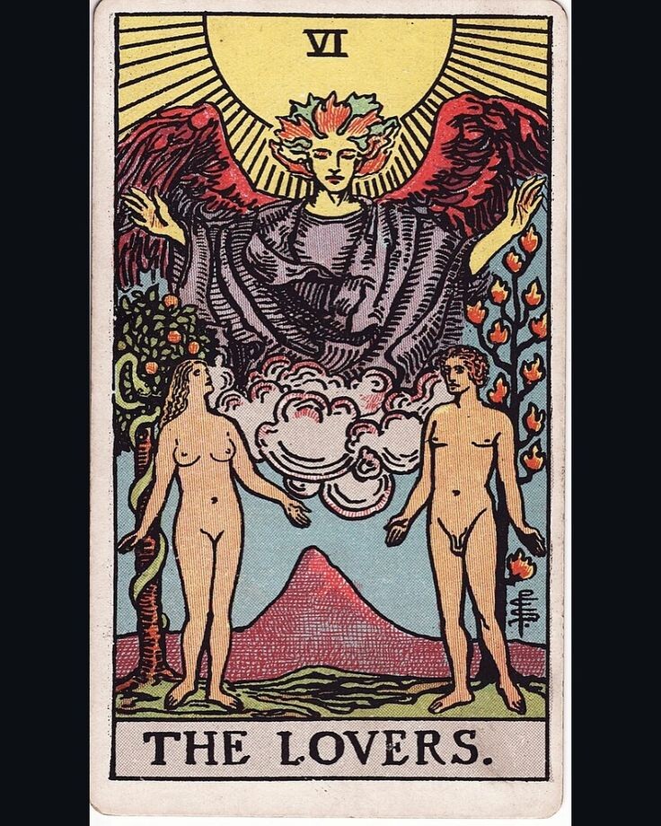 Влюблённые Таро Райдера - Уэйта. 