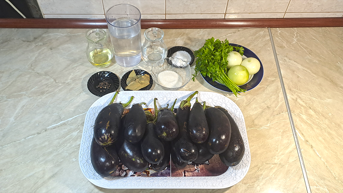 Баклажаны маринованные рецептура