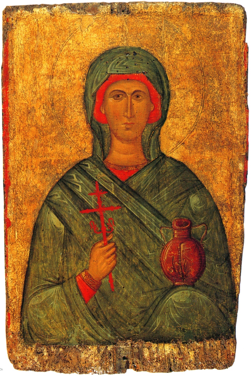 Великомученица Анастасия Узорешительница. 14 в. Греция.