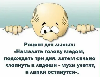 Анекдоты про лысых