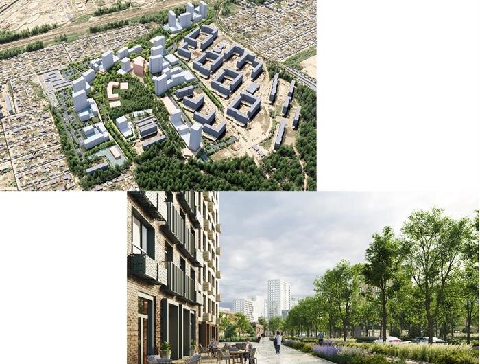    Рендеры планируемой застройки в Челябинске. Предоставлены пресс-службой "Глобал Вижн"